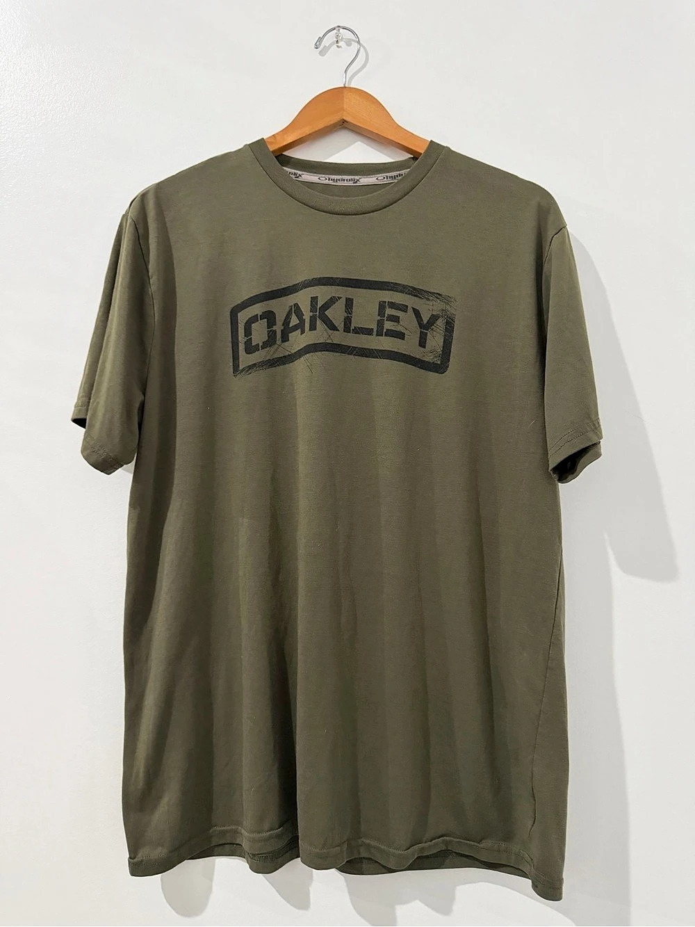 Oakley Graphic Logo Crew Neck T-Shirt Olive Green XL